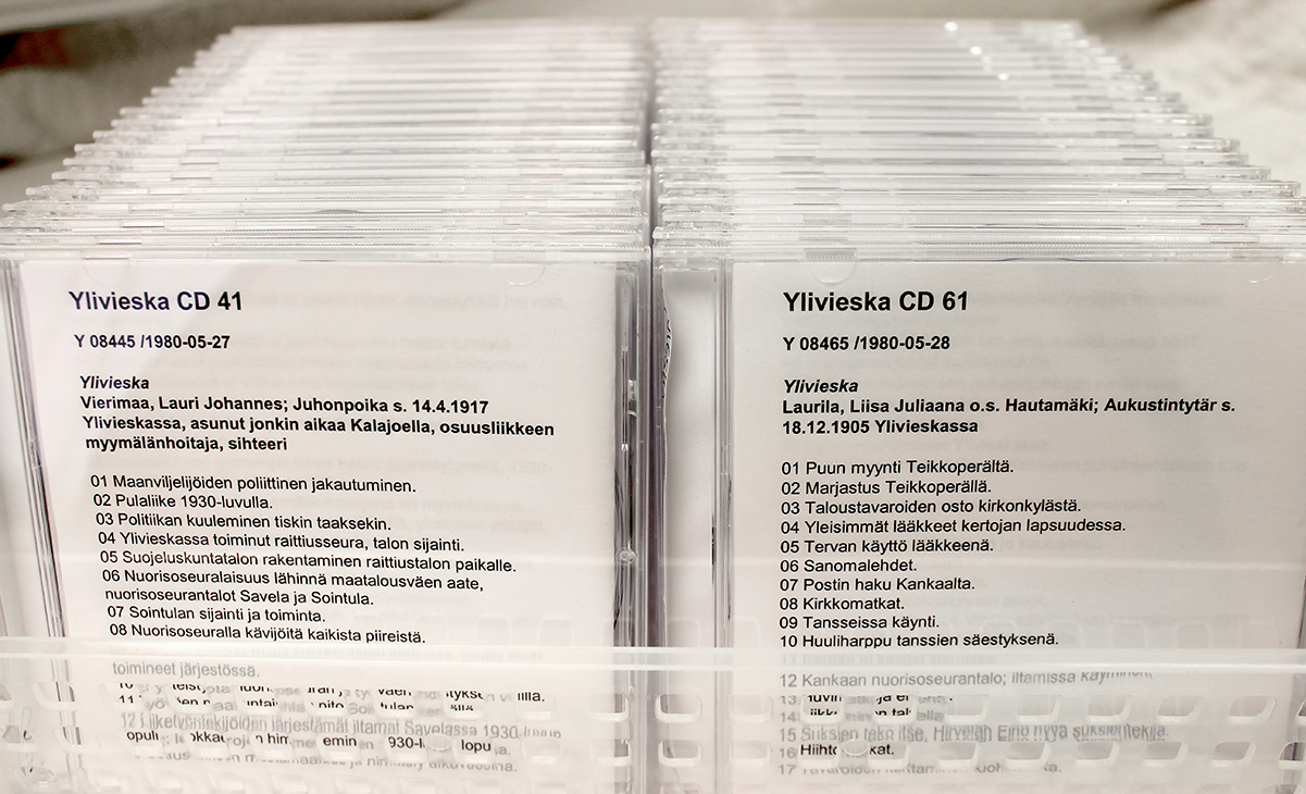 CD-levyjä