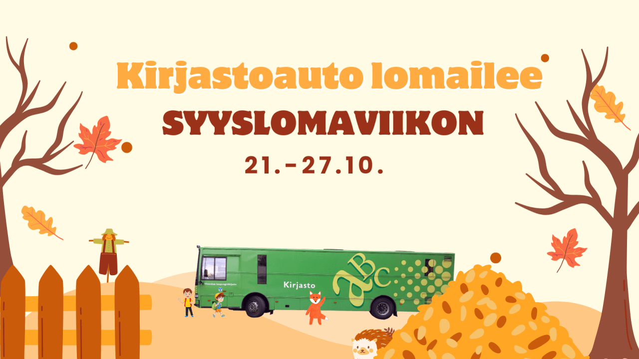 Kirjastoauto ja kirjastokettu