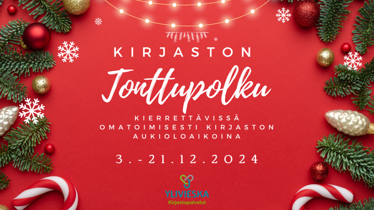 Mainos kirjaston tottupolusta.