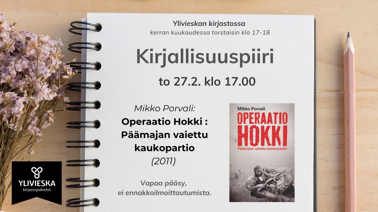 Operaatio Hokki kirjan kansikuva